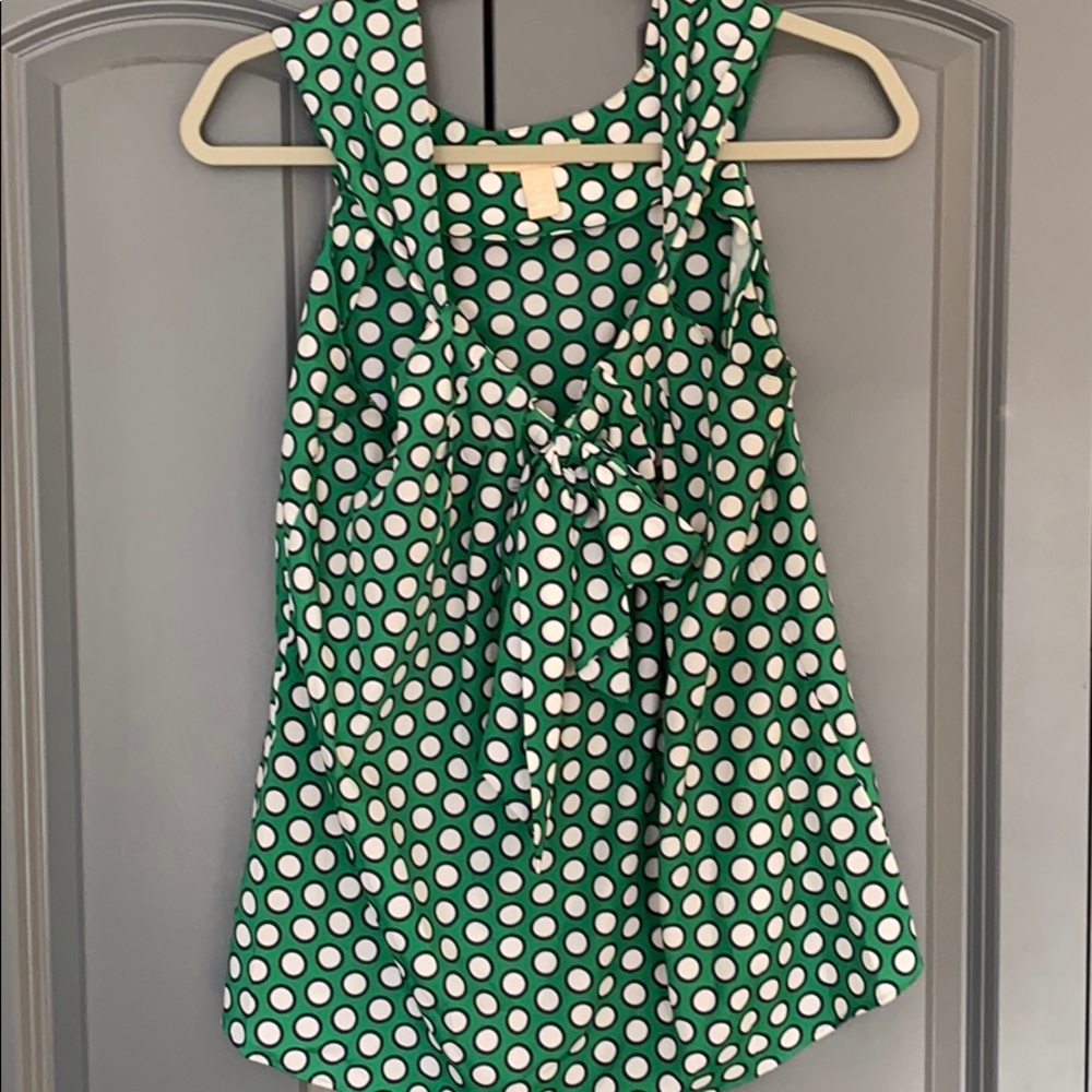 MOVING SALE! Banana Republic tank front tie blouse